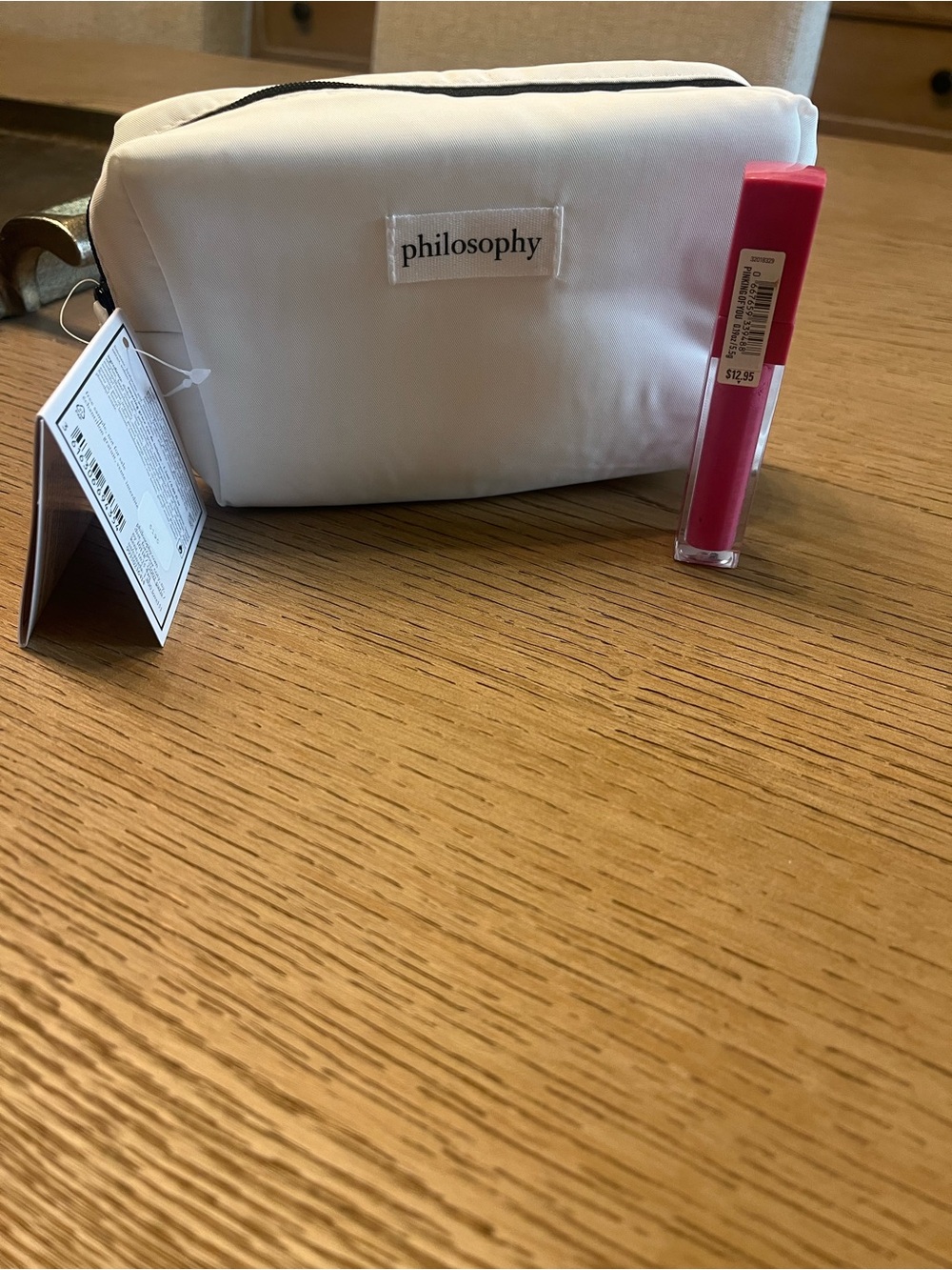 Philosophy Cosmetic Pouch and Bath & Body Works Lip Plumper (NWT)